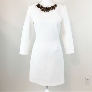 Zara gem detail shift dress